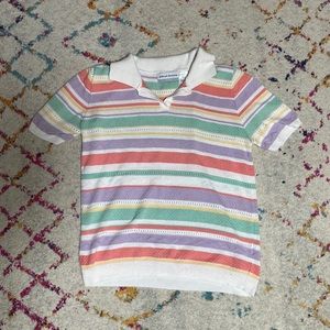 A classic 80s shoulder padded T
